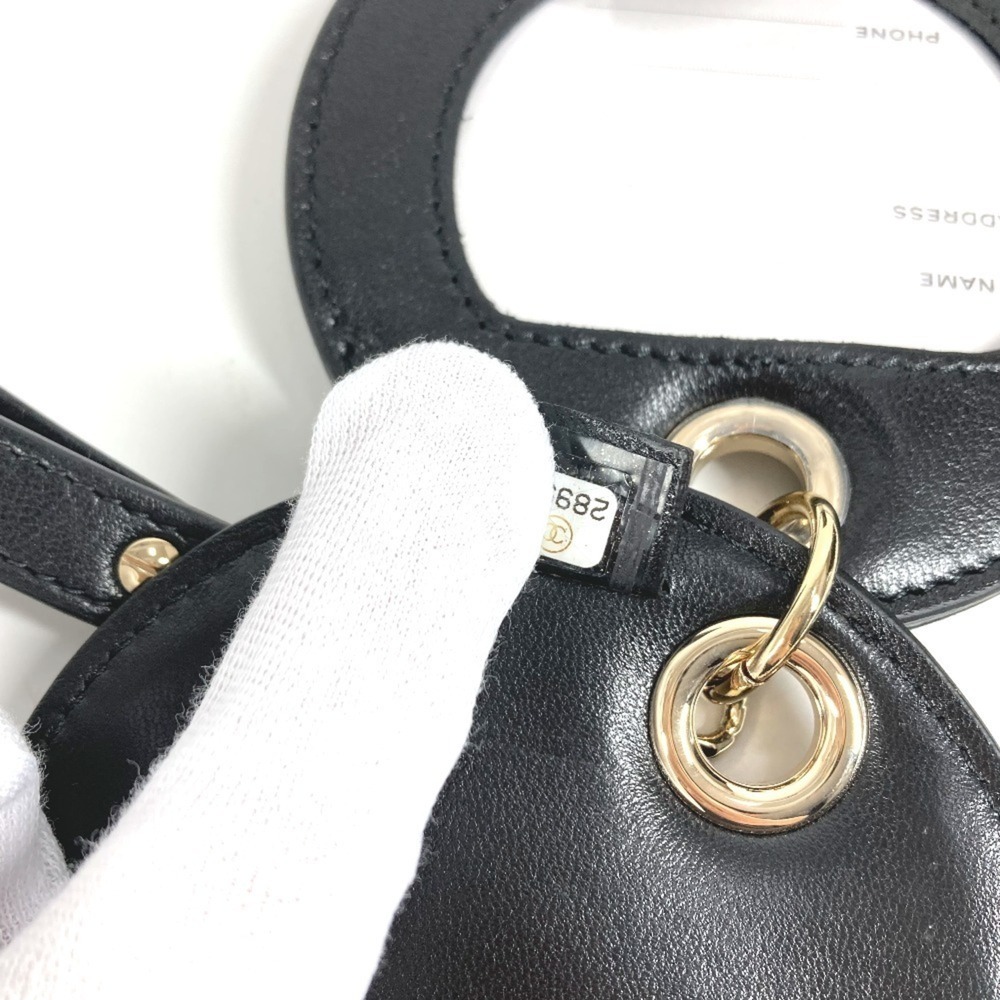 CHANEL Round Name Tag with Logo, CC, Coco Mark, Matelasse, Quilted Charm, Acc... - Picture 8 of 8